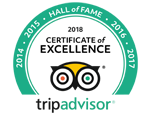 Trip advisor certificate of excellence 2018
